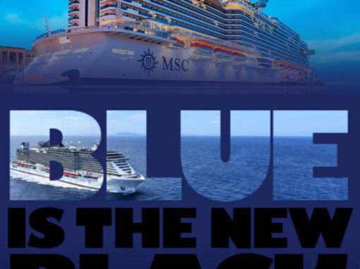 MSC BLUE IS THE NEW BLACK